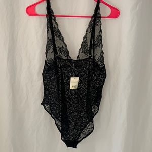 12 Topshop Black Lace Bodysuit
